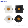 Trimless White/Black Embedded LED COB Downlight Spotlights